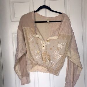 Free People Off-the-Shoulder Long Sleeve